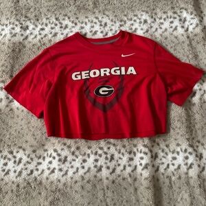 Nike Red Georgia Crop Top